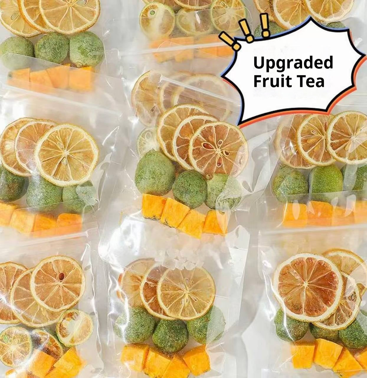 Kumquat Lemon Passion Fruit Cold Brew Fruit Tea